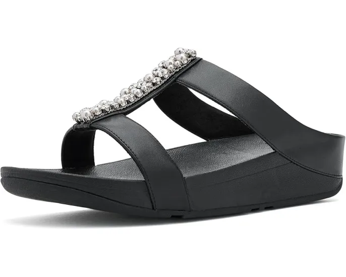 FitFlop Сланцы Fino с жемчугом и кристаллами