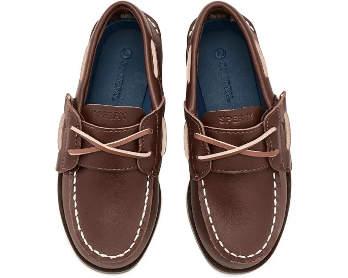 Детские мокасины Sperry Authentic Original с застежкой на липучке