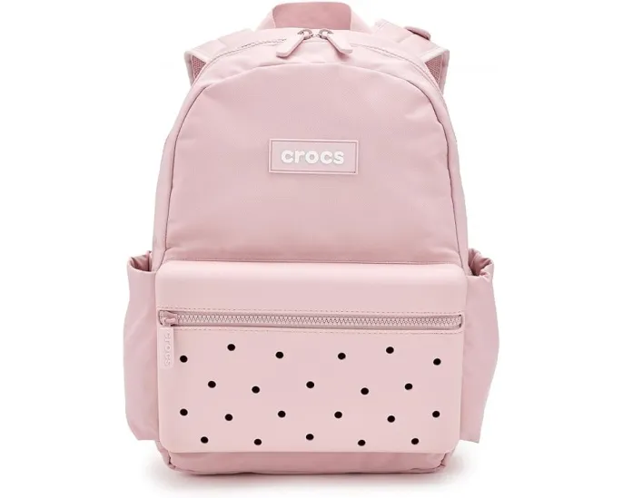 Рюкзак Crocs из нейлона с вентилируемым карманом и отверстиями для Jibbitz