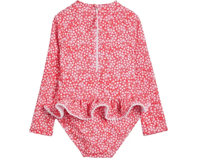 Цельный купальник Snapper Rock Kids Ditsy Bloom Skirt Surf Suit с защитой UPF 50+