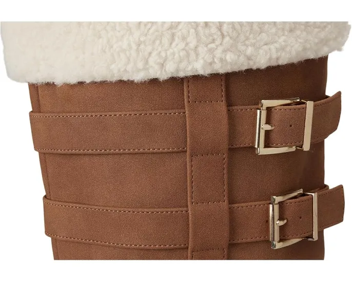 Ботинки Journee Collection Alyza с меховым воротником и застежками