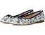Слипоны French Sole Naomi из кожи с цветочным принтом и легкой стелькой EVA