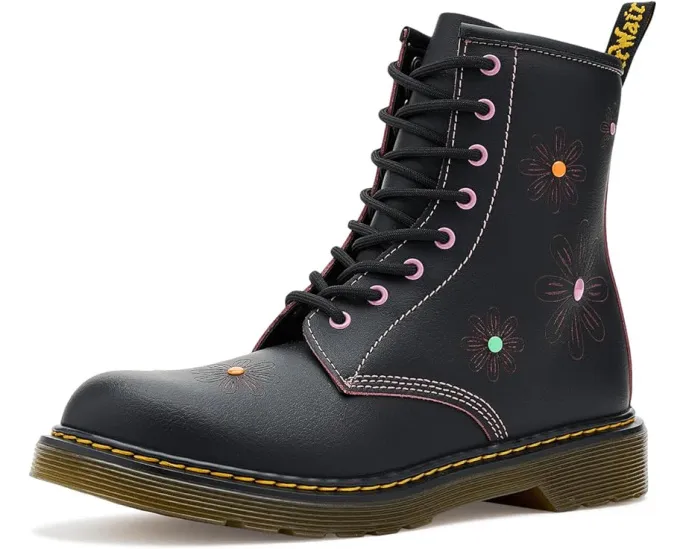 Dr. Martens детские ботинки 1460 Y из гладкой кожи на молнии