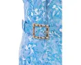 Короткое платье Floral Belt Jacquard с воротником от Adrianna Papell