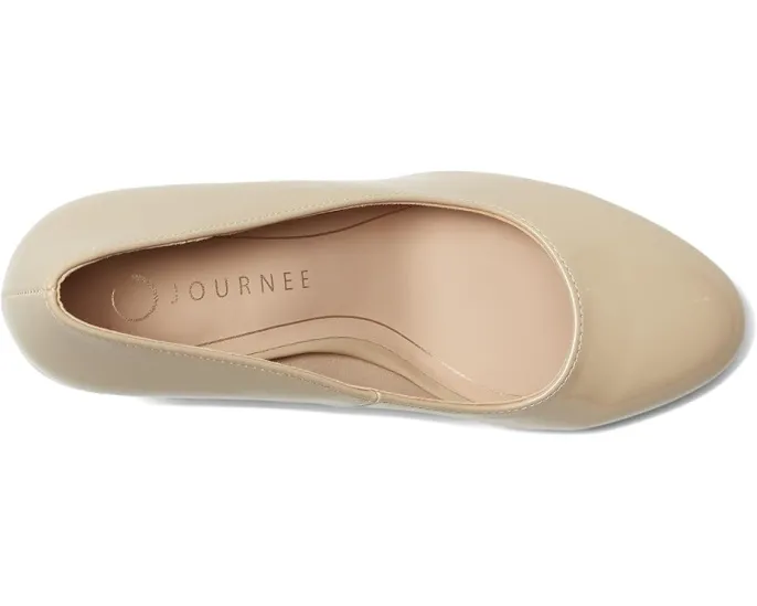 Туфли Journee Collection Seraphina на устойчивом каблуке с круглым носком