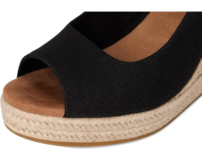 Сандалии Camilla на танкетке из джута с регулируемой пряжкой