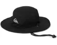 Шляпа Quiksilver Bushmaster из хлопка с регулируемым подбородочным ремнем