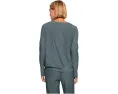 Свитер Eberjey Softest Sweats с лодочкой и каплевидным плечом
