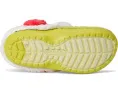 Теплые детские сабо Crocs Kids с подкладкой в стиле Гринча
