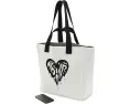 Сумка тоут AllSaints Izzy Heart E/W с графикой в виде сердца и двумя ручками