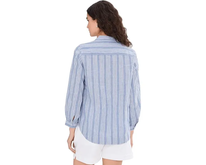 Блуза Tommy Bahama Beach Breeze Popover из льна с длинными рукавами