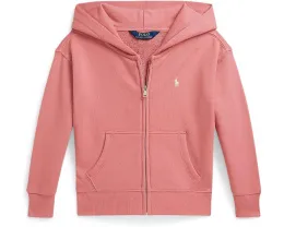 Толстовка Polo Ralph Lauren Kids с капюшоном и молнией из махровой ткани с вышитой лошадкой