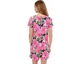 Платье Mattison с цветочным принтом и короткими рукавами Lilly Pulitzer