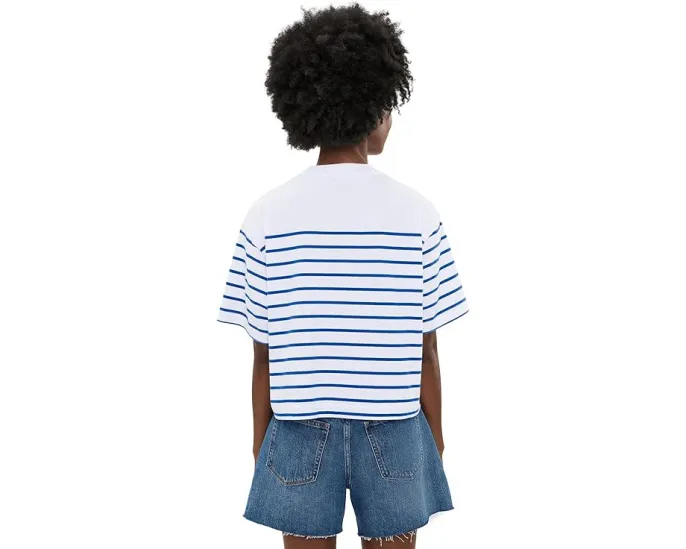 Футболка Boxy Tee Stripe Madewell в полоску
