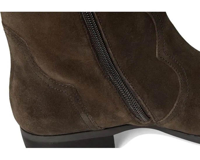 Gabor 75.901.19 высокие замшевые ботинки на каблуке