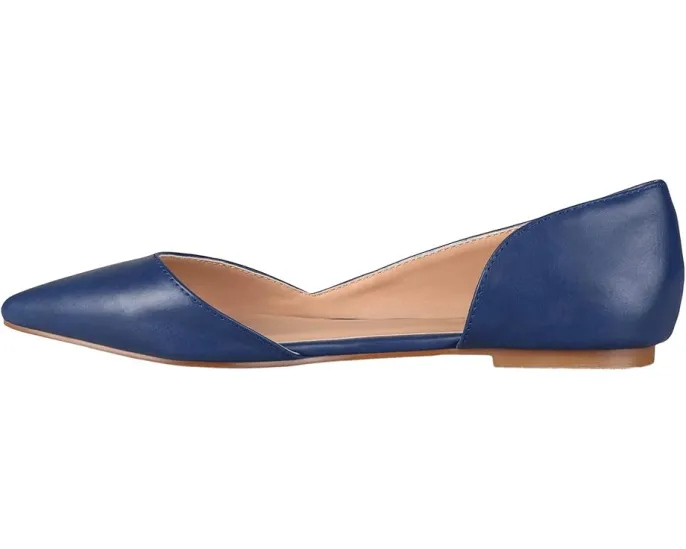 Лоферы Journee Collection Cortni с острым носком и силуэтом полу-дорсей