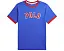 Футболка Polo Ralph Lauren Kids из хлопкового джерси с бейсбольным логотипом для старших детей