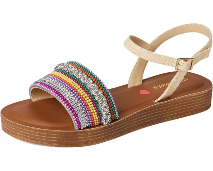 Детские сандалии Steve Madden Kids Trim с платформой и регулируемой пряжкой