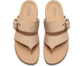 Плоские сандалии Clarks Reileigh Park в стиле вьетнамок с кожаным верхом