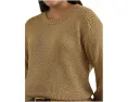 Свитер Lauren Ralph Lauren Plus Size с металликом и круглой горловиной