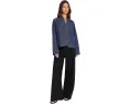 Куртка Eileen Fisher Lightweight Organic Cotton Denim Curved Front джинсовая