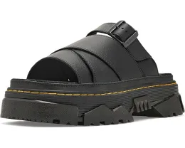 Сланцы Dr. Martens Mattison с круглым носком и пряжкой на платформе