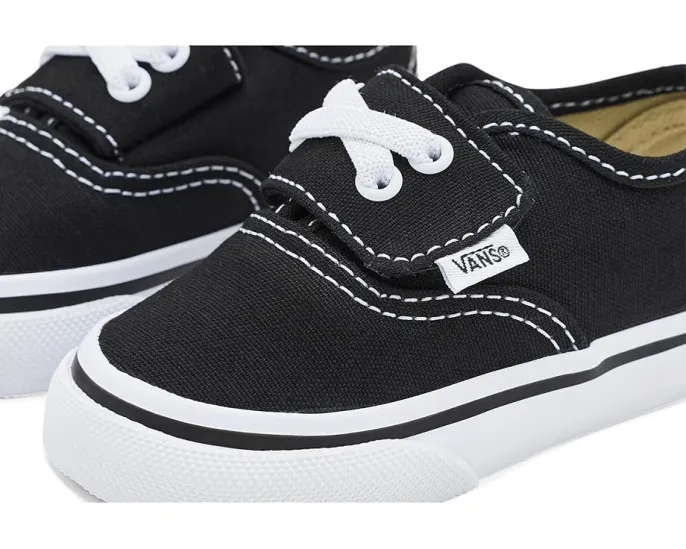 Детские кеды Vans Kids Authentic Elastic V на липучке с эластичными шнурками