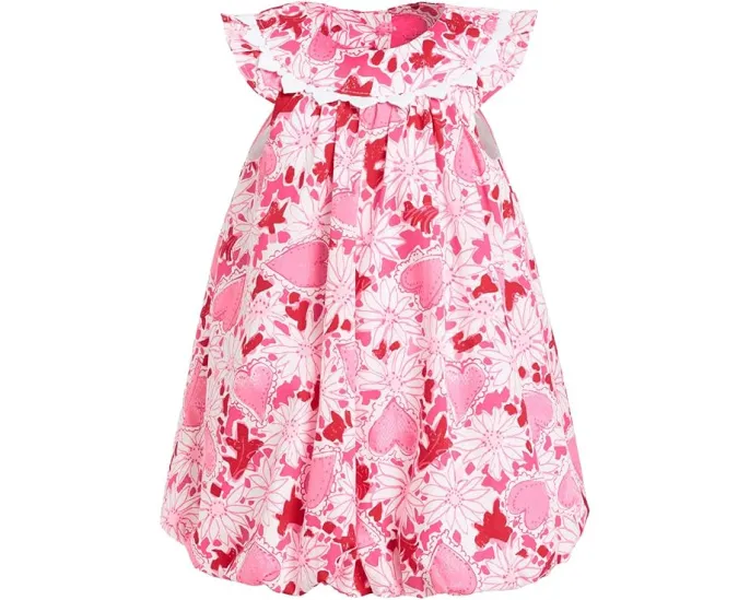 Платье-пузырь Lilly Pulitzer Baby Paloma для девочки с рюшами и кружевом