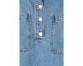 Blank NYC платье Easy Goer Denim Dress из денима с короткими рукавами