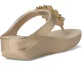 Сандалии FitFlop Fino с декоративными бусинами и удобной стелькой