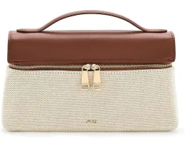 Сумка Thea Top Handle от JW PEI с коричневым канвасом
