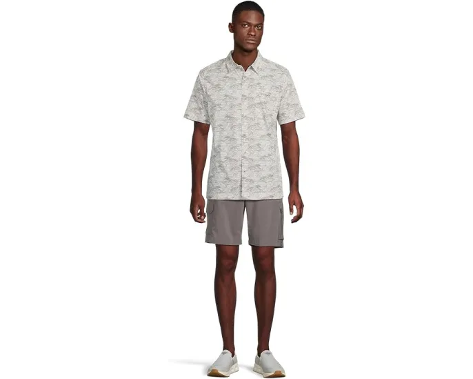 Columbia Wild Cast Camp Shirt с принтом и внутренним карманом для безопасности