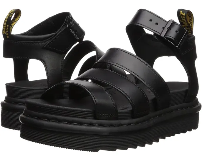 Сандалии Dr. Martens Blaire с гладкой кожей и платформой