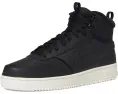 Кроссовки Nike Court Vision Mid с верхом из искусственной кожи и удобным воротником