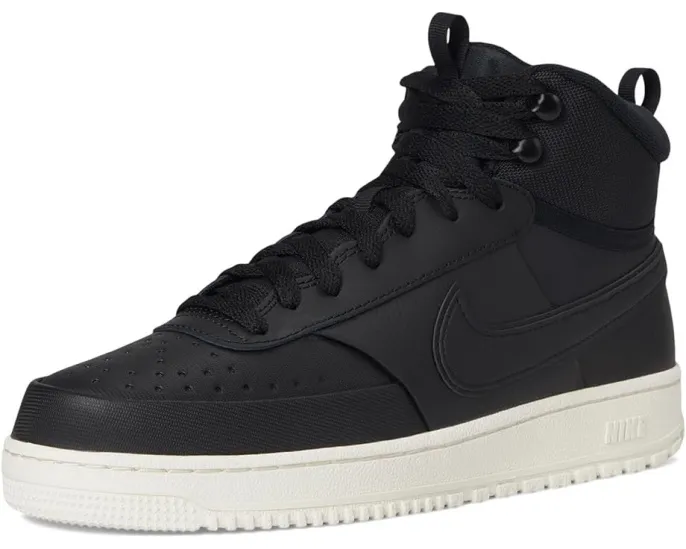 Кроссовки Nike Court Vision Mid с верхом из искусственной кожи и удобным воротником