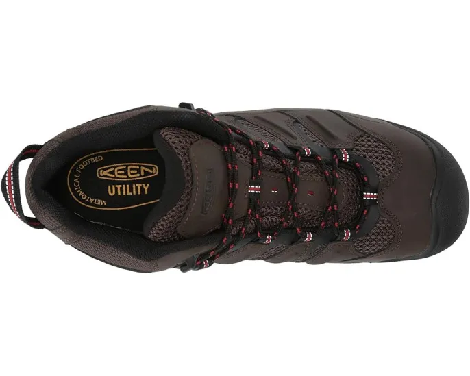 Рабочие ботинки Lansing Mid Waterproof Steel Toe от KEEN Utility с защитным мысом