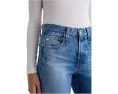 Джинсы AG Jeans Hattie с высокой посадкой и бочкообразным кроем в цвете Candid