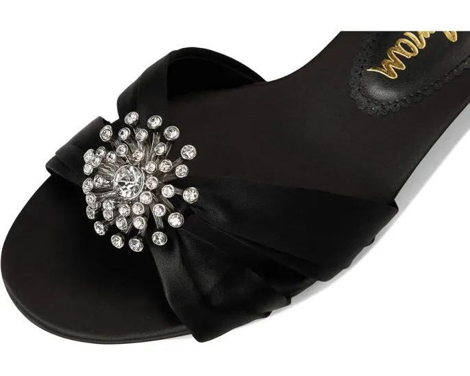 Сандалии Sam Edelman Cindie с акцентом из стразов и каблуком средней высоты