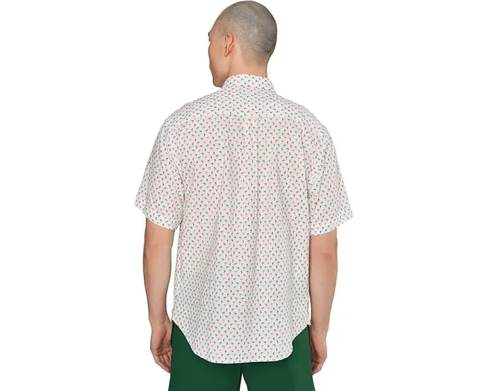 Рубашка Tommy Bahama Nova Wave Flock It To You из хлопкового микса с принтом