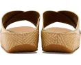 Сандалии Lulu Lux Cross Slides с переплетением из кожи и платформой от FitFlop