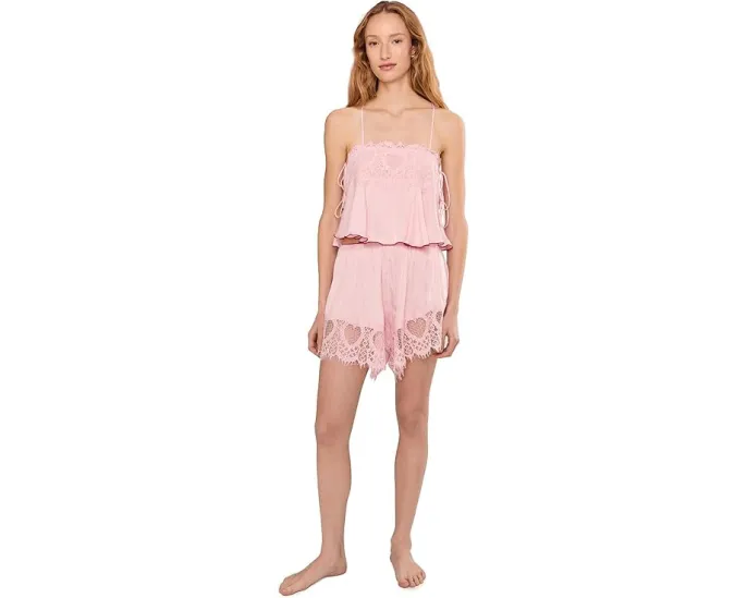 Боксеры Free People Sweet Love с кружевным краем в виде сердец