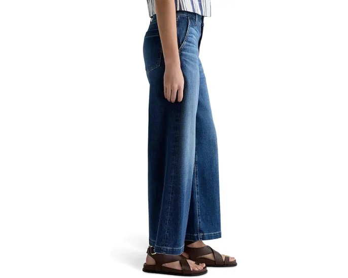 Джинсы AG Jeans Stella с заниженной талией и палаццо в оттенке индиго