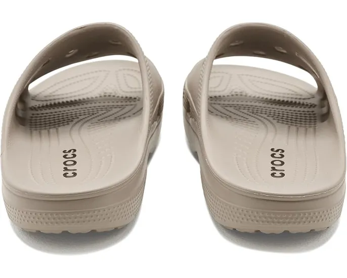 Сланцы Classic Saturday Slides с мягкой стелькой и отверстиями для джиббитц Crocs