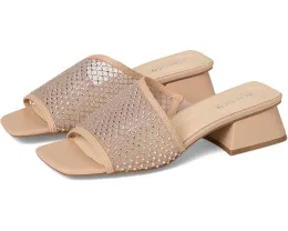 Босоножки Buenita на устойчивом каблуке с сетчатым верхом