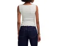 Топ Smocked Boatneck Tank от Madewell со сборками