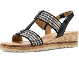 Сандалии Easy Spirit Selene на танкетке с ремешком на щиколотке