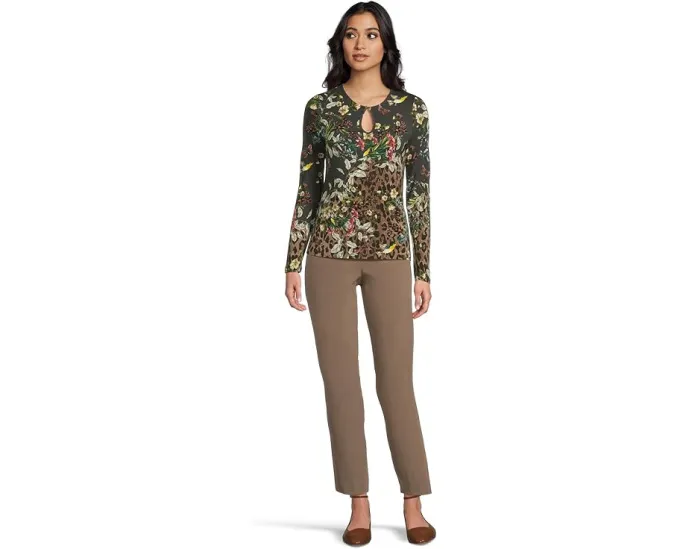 Топ Johnny Was The Janie Favorite с ключом и смелым принтом