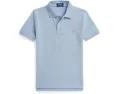 Детская поло Polo Ralph Lauren Kids The Iconic Mesh из хлопковой сетки