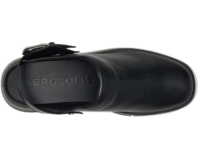 Клоги Aerosoles Fox с регулируемым ремешком и круглым носком