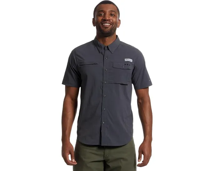Columbia Wild Cast Short Sleeve Shirt с защитой от солнца UPF 50 и эластичной тканью